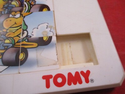 スーパーマリオカート スライド パズル レトロ Super Mario Kart Nintendo SNES Tomy Toy Slider Puzzle RARE! | eBay