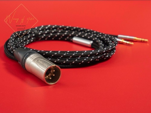 Hifi Balanced Audio Cable For Focal Clear Focal Elegia Headset 6.35mm XLR 4 1.2M - Picture 8 of 18