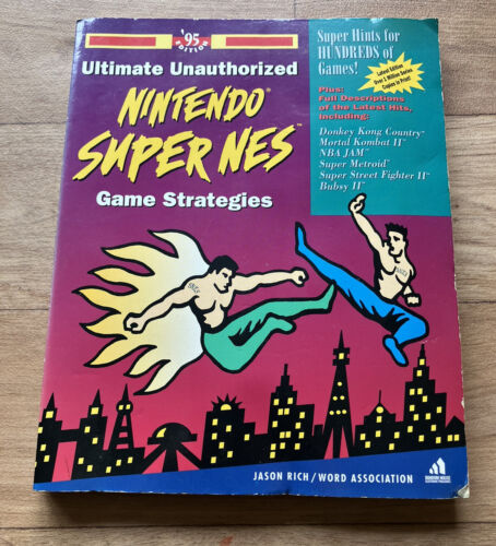 Ultimate Unauthorised Nintendo Super NES game strategies book 1995 - Zdjęcie 1 z 9