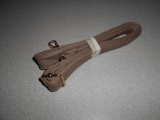 Shoulder strap brown for purse carry bag or gear adjustable with clip ends new