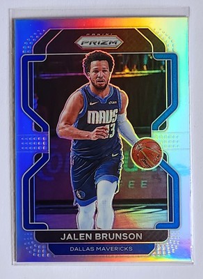 2021-22 Panini Prizm Jalen Brunson SILVER PRIZM No. 144 Mavericks 
