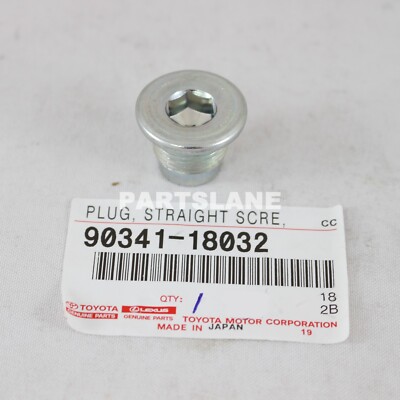 90341-18032 Toyota OEM Genuine PLUG (FOR FRONT DIFFERENTIAL FILLER