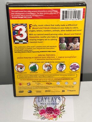 Baby Genius: Mozart and Friends DVD - Classical Music BRAND NEW