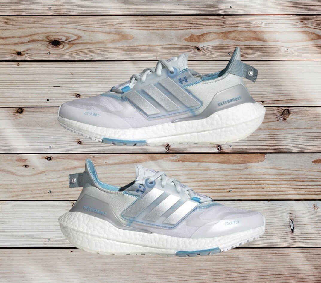 adidas UltraBoost 22 Blue Tint Silver Metallic Sample