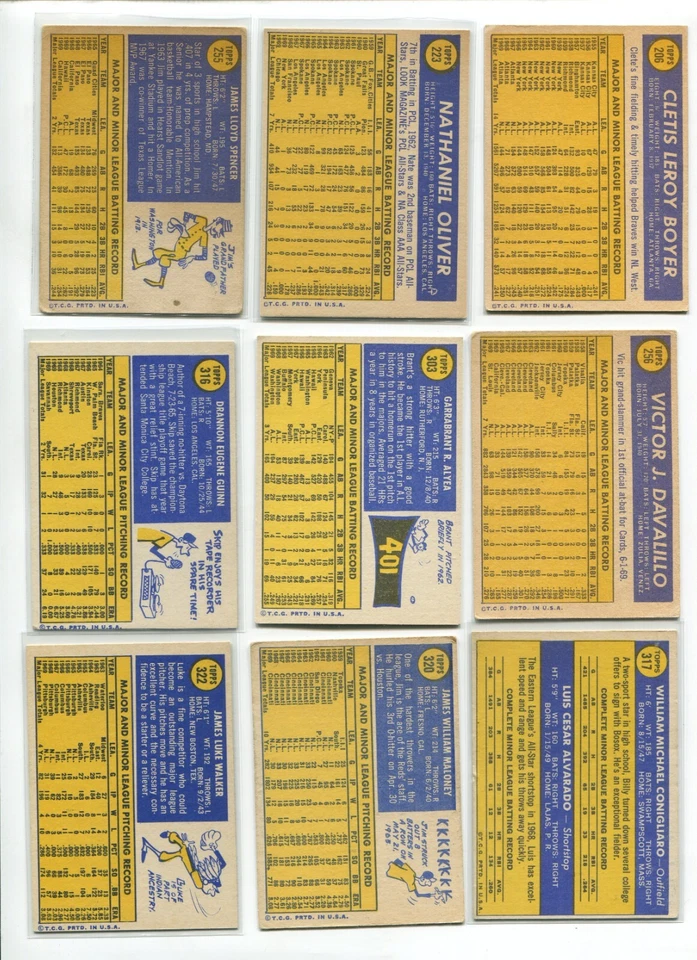 Lote de 27 cartas J - 1970 Topps: Billy Conigliaro/Luis Alvarado RC, ¡SIN DUPS! Foto 2 de 4