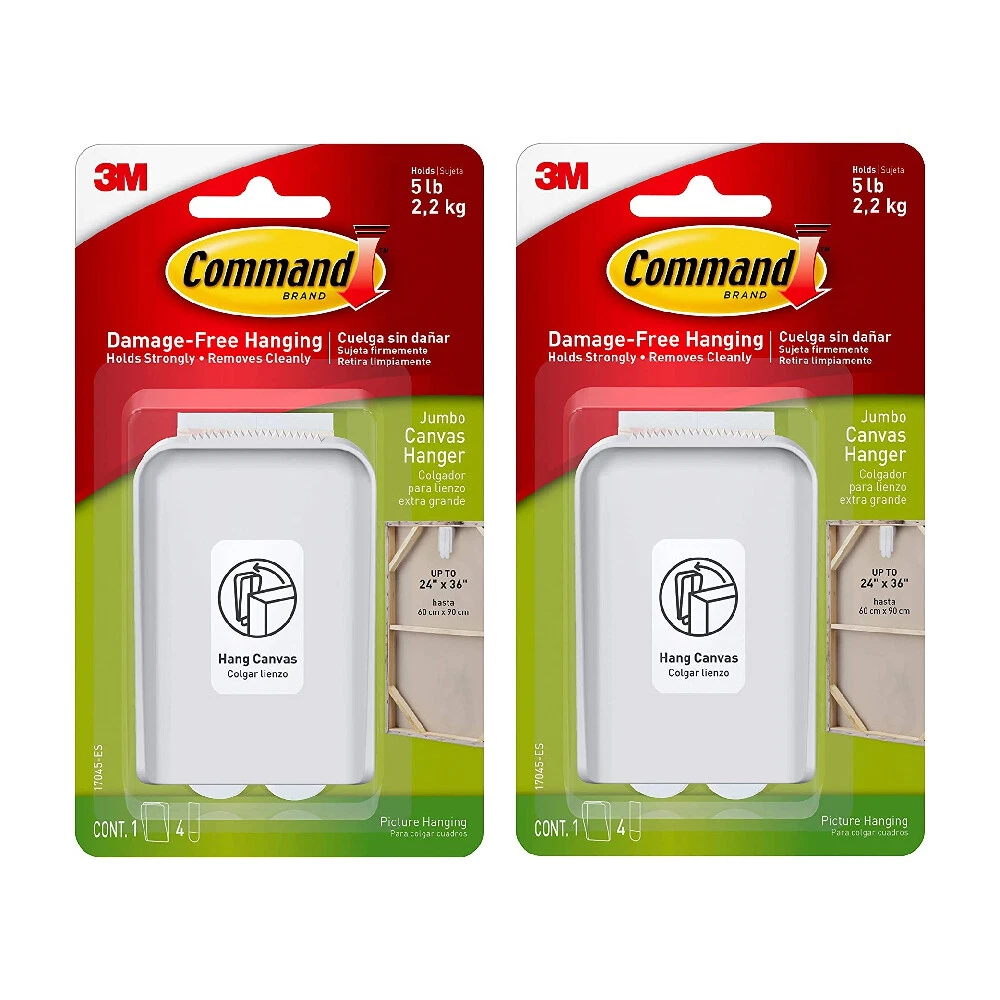 Command jumbo canvas hanger deals