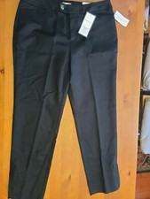 CHARTER CLUB NWT BLACK SLIM LEG ANKLE PANTS Size 8