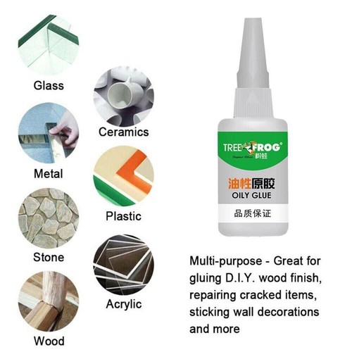 50g Universal Welding Tree Frog Oily Glue Plastic Wood Metal Rubber Repair UK - Picture 3 of 12