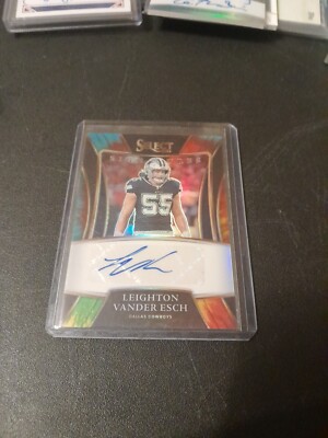 2021 Select Tye Dye Leighton Vander Esch  Autograph #D 1/15 Dallas Cowboys 