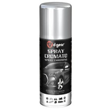 VERNICE SPRAY EFFETTO CROMO CROMATO CROMATURA 200ML AUTO MOTO D-GEAR