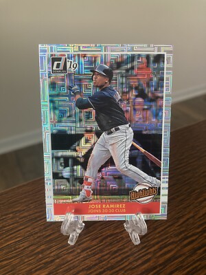 2019 Donruss Highlights VECTOR SP parallel Jose Ramirez Cleveland #H10 NM+
