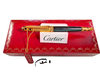 Cartier Panthère black = A = (1993) Ball Point Pen Blue Ink Mint
