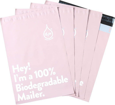 10X13 Inches 100% Biodegradable D2W Poly Mailers, 50Pcs Blue Envelopes Shipping 