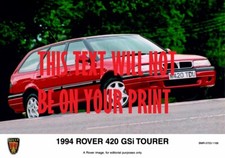 Rover TOURER A3 Poster of classic press photo 42cm x 29.7cm (gloss photocard)