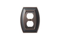 Amerock Bp36536orb Allison 2 Plug Outlet Wallplate, Oil-rubbed Bronze, New, Free on sale Amerock Bp36536orb Allison 2 Plug Outlet Wallplate, Oil-rubbed Bronze, New, Free on sale
