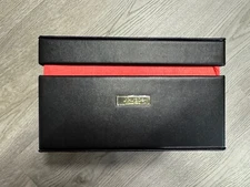 SHISEIDO Gift Makeup Box W/ Mirror 2023 Set Storage Black Royal Red 8.5x5.5x5.5