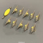 10PCS Trucks With Tool For 96mm Fingerboard Skateboard Wooden Deck Accessory