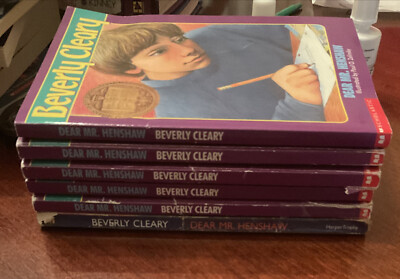 Beverly Cleary Dear Mr. Henshaw by Paul o. Zelinsky, lot of 6
