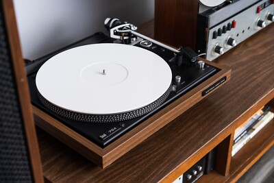 Acrylic Turntable Platter Mat, White 12 Inches for Vinyl LP Records