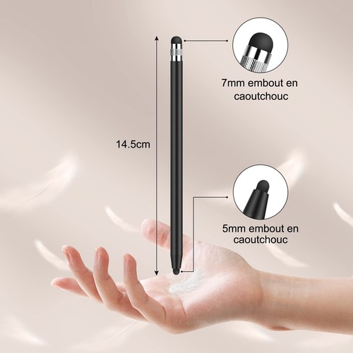 Stylet Tablette Universel pour Écran Tactile Capacitif 2 en 1 pour iPhone/iPa... - Picture 6 of 6