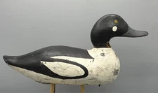 ***MASON*** CHALLENGE GRADE GOLDENEYE DRAKE ANTIQUE DUCK DECOY W/ “F.G.B” BRAND