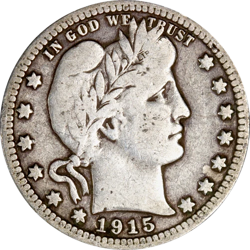 1915-P Barber Quarter