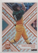 2018 Panini Elite Extra Edition Aspirations Orange 61/100 Osiris Johnson #52 3a1