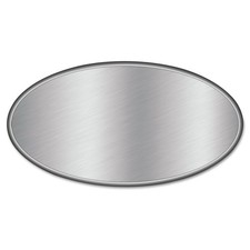 Tapas de tablero laminado de papel de aluminio, 7 diámetros, aluminio, 500/cartón