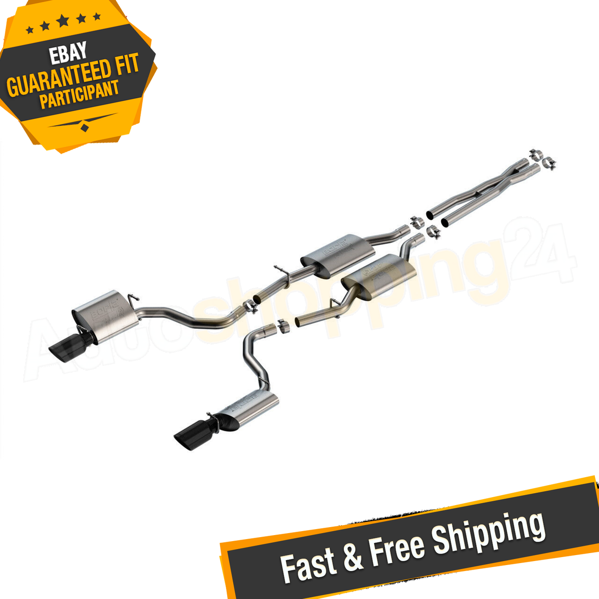 Borla 140918BC ATAK Catback Exhaust for 2019-2023 Dodge Charger GT