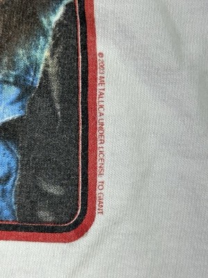 Vintage 2003 Metallica Cut Off Tank Top Alstyle Sleeveless