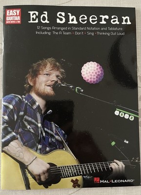 Hal Leonard Ed Sheeran Easy Guitar Songbook Gitarre Noten Tabulatur HL00146046