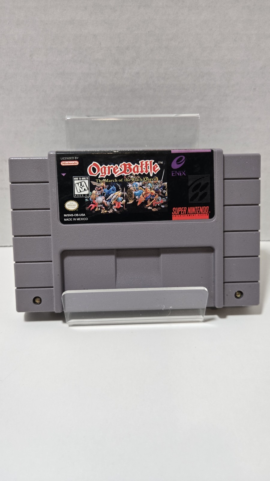 Ogre Battle: The March of the Black Queen SNES Authentic Tested & Works