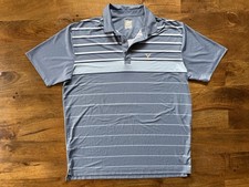 Callaway Opti-Dri Men's Large Striped Golf Polo Shirt Performance Athletic Men L