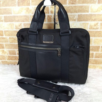TUMI Business Briefcase Nylon Black 107432c