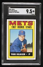 2006 Rookie of the Week Card Shop Promotion Tom Seaver SGC 9.5 Mint+ HOF 1ar2. rookie card picture