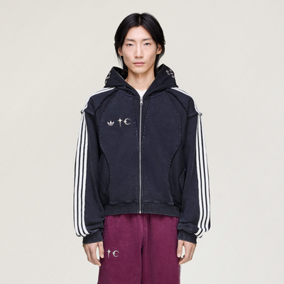 adidas x Thug Club Team Geist Zip-Up Hoodie Black KC2209 Japan