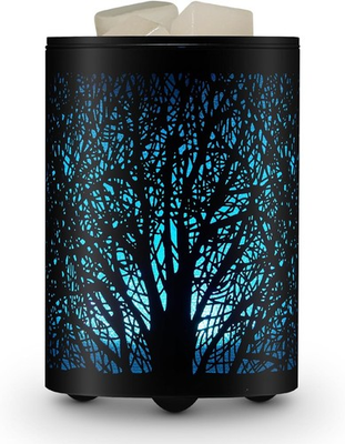 #ad Tree Metal Wax Warmer Electric Fragrance Candle Oil Burner for Wax 7 Colors LE $16.99