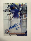 2016 Bowman's Best Vladimir Guerrero Jr. Auto #B16-VG Blue Jays On Card Rookie