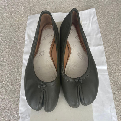 Maison Margiela Tabi Ballerinas flache Pumps Schuhe khaki Größe 36...