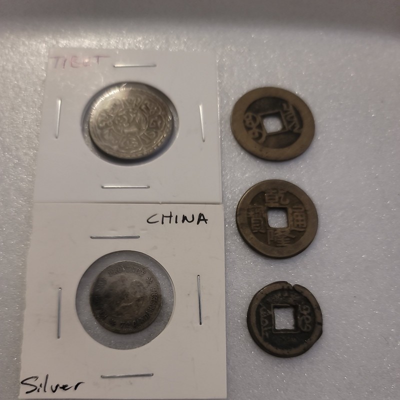  CHINA Coin LOT  KIANG PROVINCE 72 CANDAREENS,TIBET++ MIXED BULK LOT