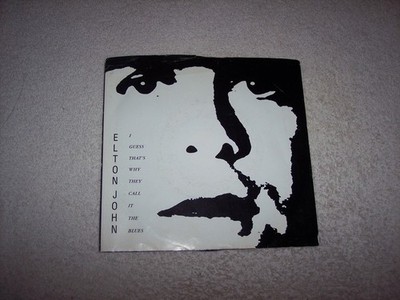 45--ELTON JOHN--I GUESS THAT'S WHY THEY CALL IT THE BLUES / THE RETREAT  PS