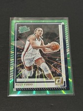 Azzi Fudd 2025-26 Donruss Green Lazer Foil Rated Prospect SP WNBA Rookie #87