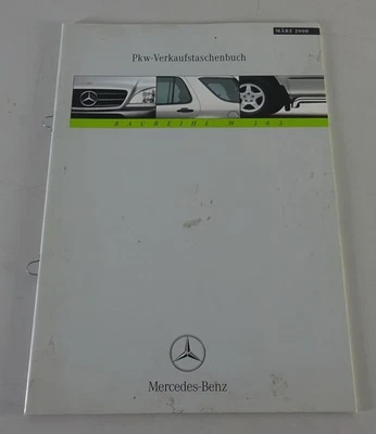 Libro De Ventas Mercedes-Benz Clase M / ML W163 + AMG Estado 05/2000 - Imagen 1 de 2