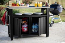 Keter Beistelltisch Unity XL Grill BBQ Rollti...
