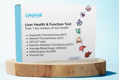 Liver Health  Function Test | 7-in-1 at-Home Liver Test | Choose Health | Tes...