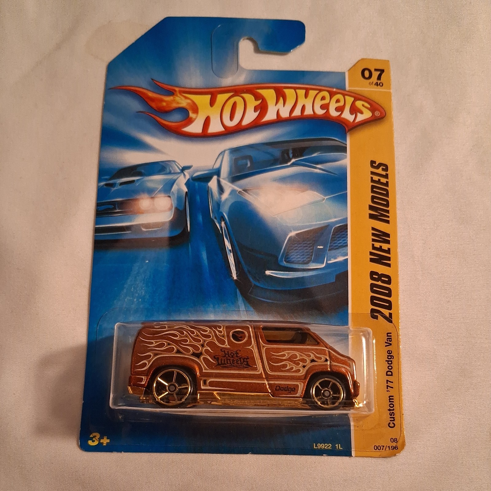 Hot Wheels 2008 New Models Custom '77 Dodge Van copper color