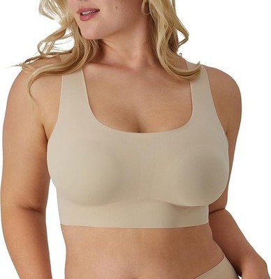 MEDIUM Bali DF3491 Easylite Wireless Seamless Pullover Comfort Bra Nude