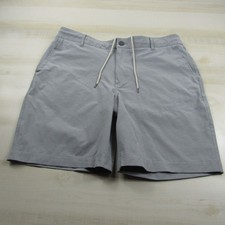 Faherty Shorts Mens 35 Gray Tech All Day Chino Stretch Performance Active