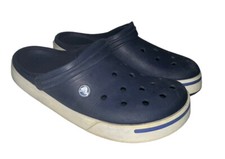 Crocs Crocband II Clog Navy Blue White Unisex Men 8 Women 10