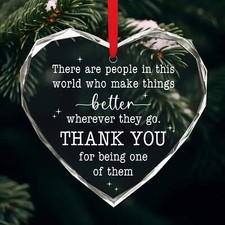 Thank You Gifts for Women, Friends - Christmas Ornaments 2024, Friend Gifts for